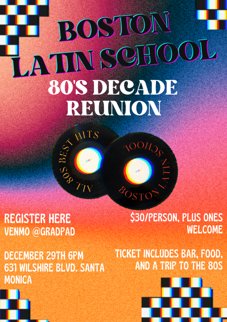 bls 80s decade reunion flyer